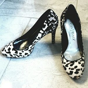 WHBM Leopard calf hair heels. So sexy! ❤️